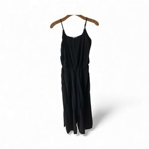 Gap Wide Leg Black Jumpsuit size L